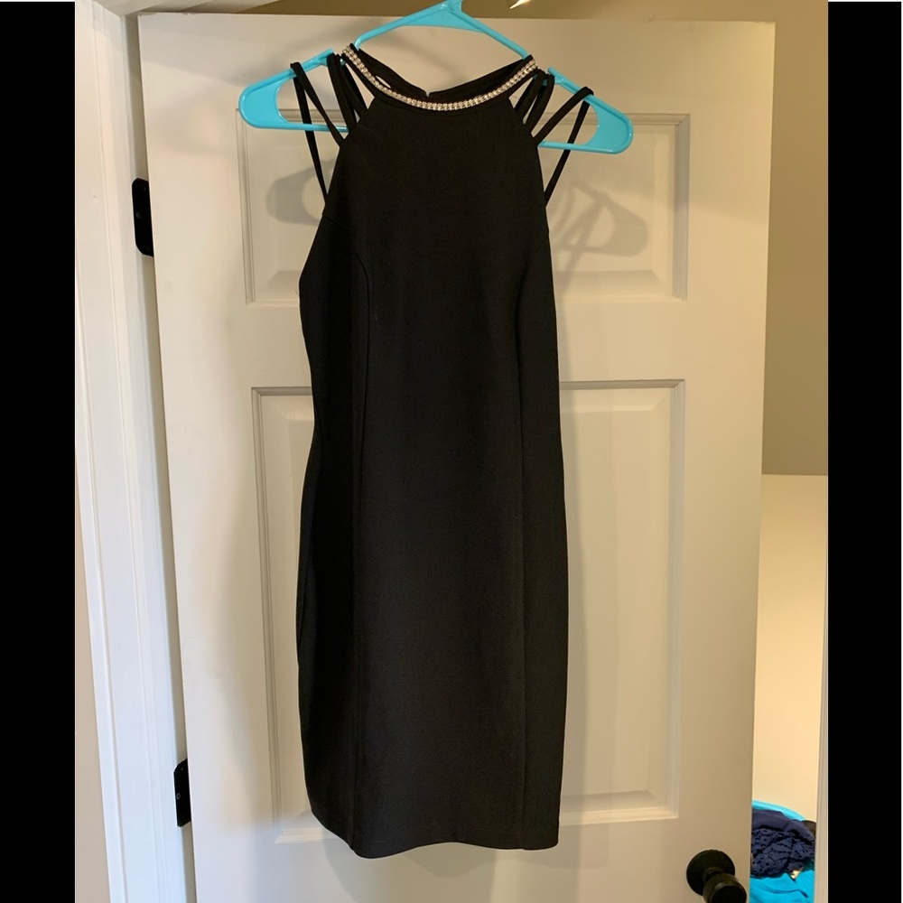 Black dress.